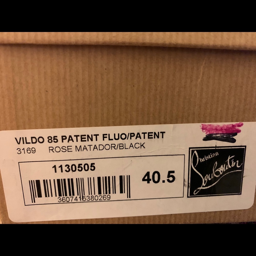 Authentic Christian Louboutin Vildo Rose Matador - Picture 10 of 10